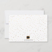 Invitation PixDezines Faux Gold vous serez chef d'honneur (Dos)