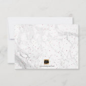 Invitation PixDezines Faux Rose Gold sera-t-il l'honneur ? (Dos)