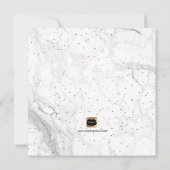 Invitation PixDezines Faux Rose Gold Vous Matron d'honneur (Dos)
