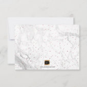 Invitation PixDezines Faux Rose Gold Vous Matron d'honneur (Dos)
