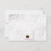 Invitation PixDezines Faux Rose Gold Vous Serez..Bridesmaid (Dos)