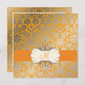 Invitation PixDezines FAUX SILVER DÉSIR/DO-IT-YOURSELF arrièr (Devant / Derrière)