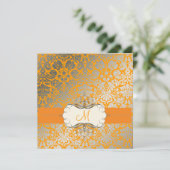 Invitation PixDezines FAUX SILVER DÉSIR/DO-IT-YOURSELF arrièr (Debout devant)