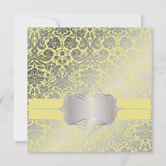 Invitation PixDezines FAUX SILVER DÉSIR/DO-IT-YOURSELF arrièr (Devant)