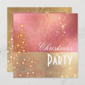 Invitation PixDezines Fête des Arbres de Noël (Devant / Derrière)