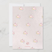 Invitation PixDezines Fleurs aquarelles Peonies Baptême (Dos)