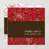 Invitation PixDezines Floral+Ferns, DO-IT-YOURSELF arrière -  (Devant / Derrière)