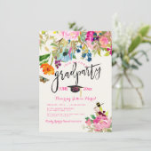 Invitation PixDezines Floral Watercolor (Debout devant)