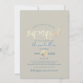 Invitation PixDezines Floral Watercolor Bat mitzvah (Devant)