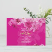 Invitation PixDezines Floral Watercolor Bat mitzvah (Debout devant)