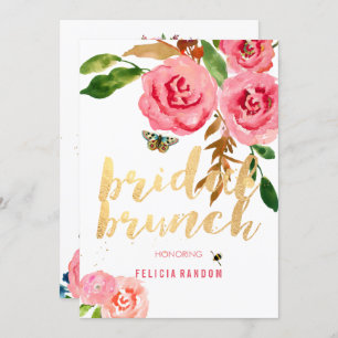 Invitation PixDezines Floral Watercolor Bridal Brunch/DO-IT-Y