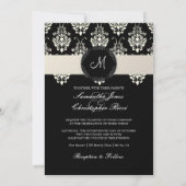 Invitation PixDezines Florentius Damask| DO-IT-YOURSELF coule (Dos)