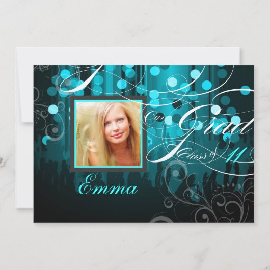 Invitation PixDezines Graduation/Dance Hall (Devant)