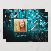 Invitation PixDezines Graduation/Dance Hall (Devant / Derrière)