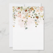 Invitation PixDezines H2 Automne Fleurs Jardin Boho Mariage (Dos)