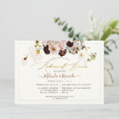 Invitation PixDezines H2 Automne Jardin Fleurs Répétition Dîn (Debout devant)