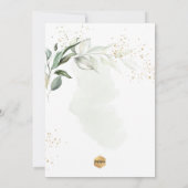 Invitation PixDezines H2 Baptême Eucalyptus (Dos)