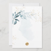 Invitation PixDezines H2 Blue Gum Eucalyptus Baptême (Dos)