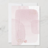 Invitation PixDezines H2 Blush Christening+2e Anniversaire (Dos)