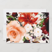 Invitation PixDezines H2 Bouquets Automne Fleurs en Foliage (Dos)
