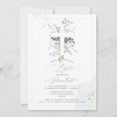 Invitation PixDezines H2 Dusty Blue Eucalyptus Baptême (Devant)