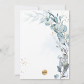 Invitation PixDezines H2 Dusty Blue Gum Eucalyptus Bautizo (Dos)
