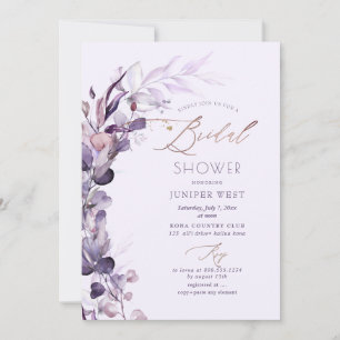 Invitation PixDezines H2 Dusty Purple Eucalyptus