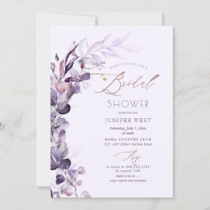 Invitation PixDezines H2 Dusty Purple Eucalyptus