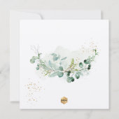 Invitation PixDezines H2 Eucalyptus Première Communion (Dos)
