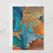 Invitation PixDezines H2 Galaxie moderne Abstrait Bar Mitzvah (Dos)