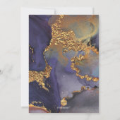 Invitation PixDezines H2 Galaxie moderne Abstrait Bar Mitzvah (Dos)