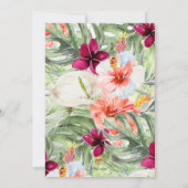 Invitation PixDezines H2 Paradis Tropical Brunch Bubbly (Dos)