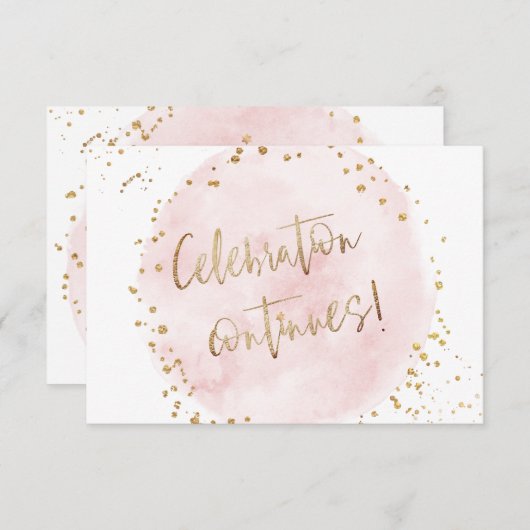 Invitation PixDezines H2 Pink Cotton Réception Bat mitzvah En (Devant / Derrière)