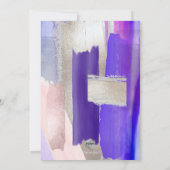 Invitation PixDezines H2 Purple Swatches 50e anniversaire (Dos)