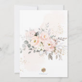 Invitation PixDezines H2 Roses Fleurs Baptême (Dos)