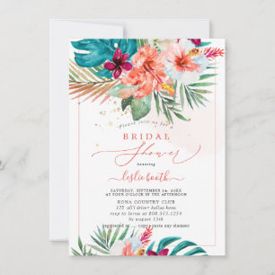 Invitation PixDezines H2 Tropical Paradise Fête des mariées I