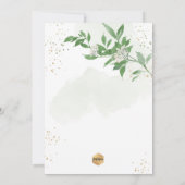 Invitation PixDezines H2 Verdure Fleurs Blanches Confirmation (Dos)