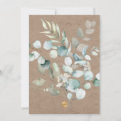 Invitation PixDezines H2 Verdure Rustique Eucalyptus (Dos)