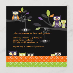 Invitation PixDezines Halloween, Trick ou Treat