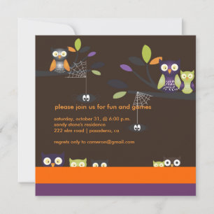 Invitation PixDezines Halloween, Trick ou Treat