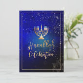 Invitation PixDezines Hanoukka Celebration, Fun Script Fun (Debout devant)