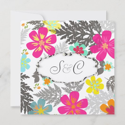 Invitation PixDezines HAWAIIAN JUNGLE/DO-IT-YOURSELF BCKGRND/ (Dos)