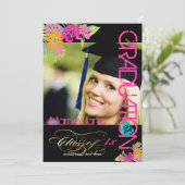 Invitation PixDezines Hibiscus/2014 Graduation/do-it-yourself (Debout devant)