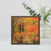 Invitation PixDezines IN the WOODS/MARIAGE DE AUTOMNE/DO-IT-Y (Debout devant)