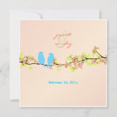 Invitation PixDezines INSÉPARABLES/BLUE/DO-IT-YOURSELF ARRIÈR (Devant)