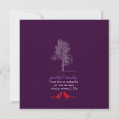 Invitation PixDezines Inséparables, Rouge, Oak Tree/DO-IT-YOU (Devant)
