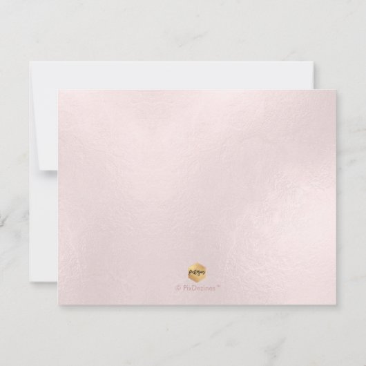 Invitation PixDezines Iridescendance Blush Vous Voulez .. Épo (Dos)