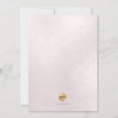 Invitation PixDezines Iridescente Purple Ombre Bat mitzvah (Dos)