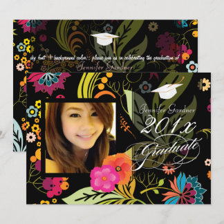Invitation PixDezines Jardin/Diplôme floral