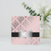 Invitation PixDezines Josephine Damask/DO-IT-YOURSELF couleur (Debout devant)